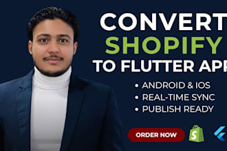 convert your shopify store into a flutter mobile app