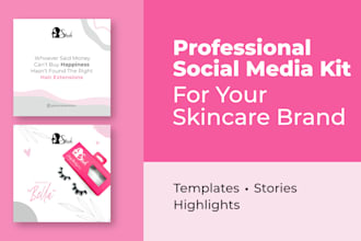 professional instagram kit for skincare brands