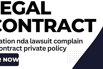 write US legal contracts agreement documents private policy terms and condition