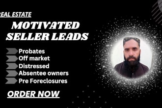 provide updated motivated seller leads with skip tracing