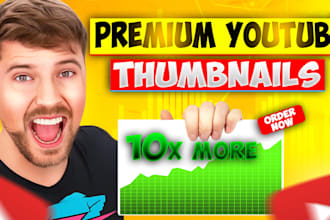 design attractive youtube thumbnails
