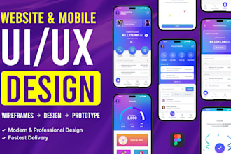 design responsive UI UX with wireframes and prototype in figma
