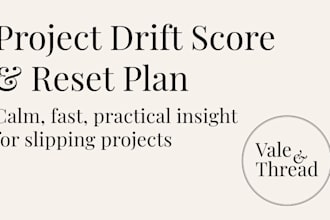 assess project drift and give you a reset plan