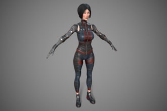 3d nsfw female character,fortnite character,anime figure,meta human model,ue5rig