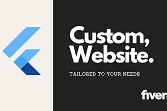 create custom web interfaces using flutter