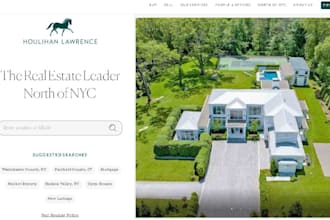 design squarespace real estate website property listing site vacational rental