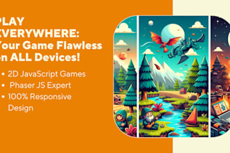 develop HTML5 browser games with javascript and phaser js