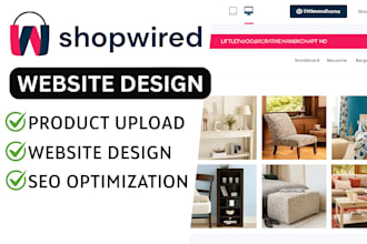 build shopwired website design redesign shopwired ecommerce online store speed