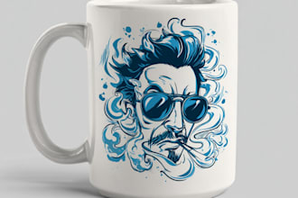 draw a mug or coffee mug design