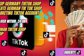 create german tiktok shop setup germany tiktok shop marketing tiktok account