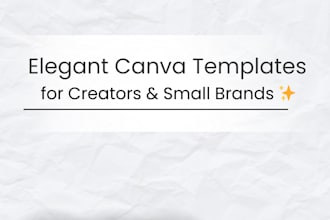 custom canva post designs for business or creators
