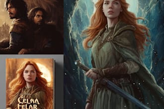 illustrate fantasy book covers and ebook covers