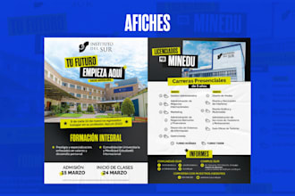 diseñaré un afiche profesional para tu evento o tu marca