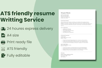 design ats friendly resume, CV maker