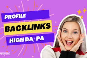 create manual profile backlink