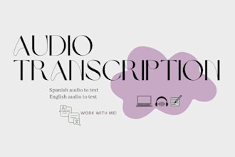 transcribe your audio or video to text accurately