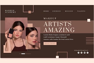 design makeup artist website tattoo artist website  beauty salon spa website