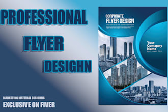 create latest design of flyer or brochure for your business