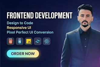 convert design to responsive UI as a frontend developer