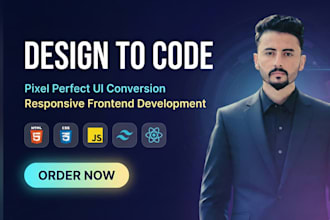 convert design to responsive UI as a frontend developer
