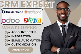 setup buildertrend odoo crm repfabric housecall pro integration jobprogress zoho