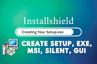 create silent or gui windows installer using installshield