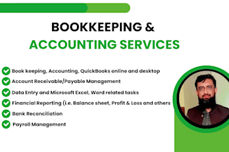 do bookkeeping on quickbooks online and desktop