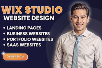 design or redesign wix or wix studio website