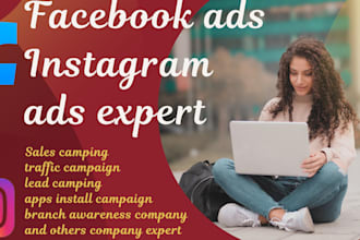 run high converting facebook and instagram ads for sales