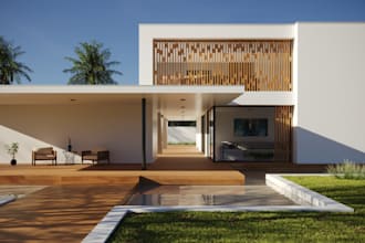 modernize 3d luxurious house, indoor elevation, private house, furniture design