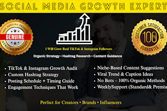 grow your tik tok and instagram followers organically with real strategy