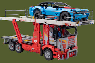 design lego car custom lego building 3d lego model manual instruction part list