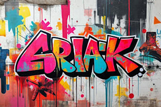 draw amazing doodle art graffiti cartoon illustration