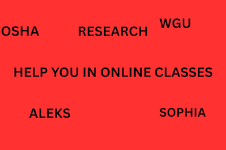 take sophia, aleks, wgu, touchstones, any online course or test on your behalf
