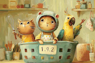 charming whimsical childrens book illustrations
