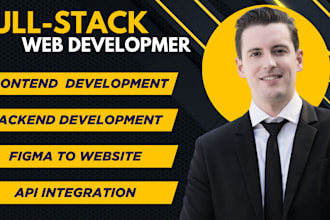 be your full stack web developer and website programmer