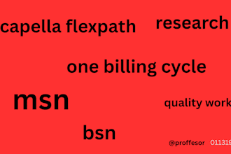 help you in capella flexpath, mba, bsn and msn assessments in one billing cycle