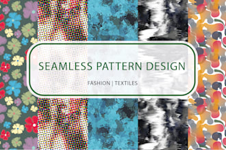 create unique seamless patterns for textiles and homeware