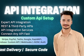 integrate apis like openai, twilio, stripe, google maps, express, laravel