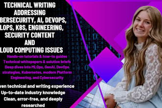 do SEO in cyber security and cloud computing technical writing