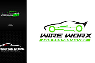 design a sleek and modern automotive or car logo for you