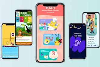 build an elearning website, kids learning app, elearning app, lms website