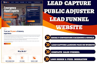 generate public adjuster lead fire water property damage insurance claim website