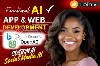 build ai website, mobile app development, business software ai help saas chatbot
