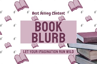 write a perfect book blurb, author bio, book description