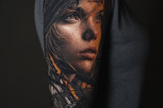 make a traditional japanese irezumi tattoo