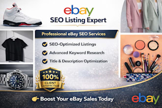 do ebay listing, ebay product listing, SEO optimized ebay listings