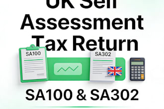 prepare and file your UK self assessment tax return sa100 sa302 with hmrc