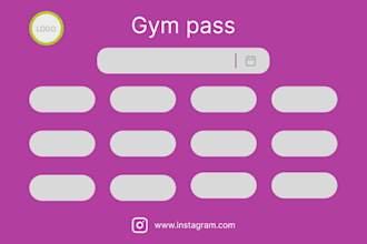 design custom printable passes for gyms and classes