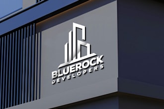 create custom modern minimalist business logo design